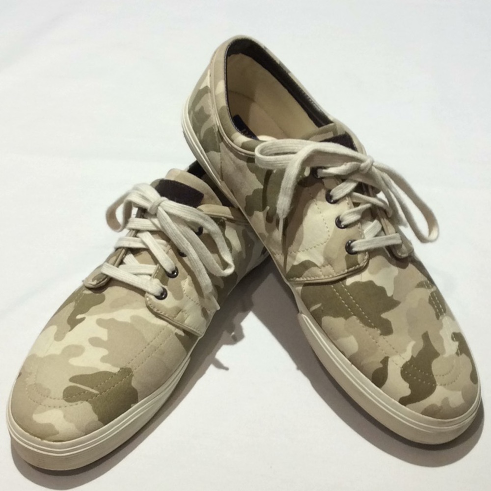 POLO Ralph Lauren Faxon Low Khaki Camo Shoe Size16